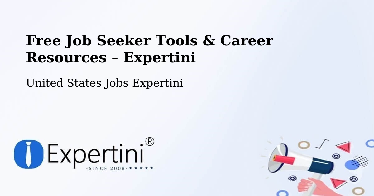 Free Job Seeker Tools & Career Resources – Fowler - Fowler, United States Jobs Expertini